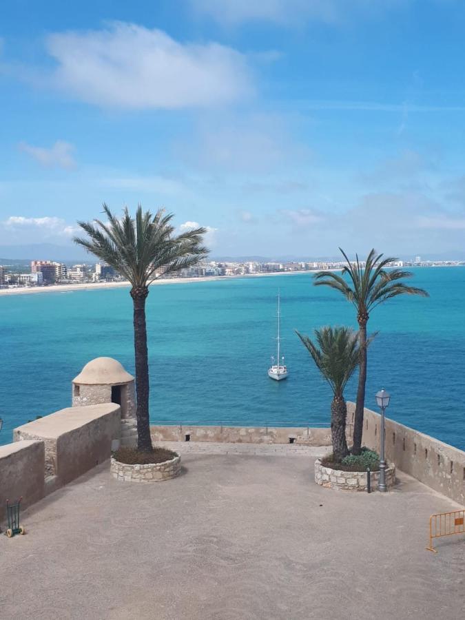 Charmant Appartement Avec Vue Sur Le Chateau De เพนิสโคลา ภายนอก รูปภาพ