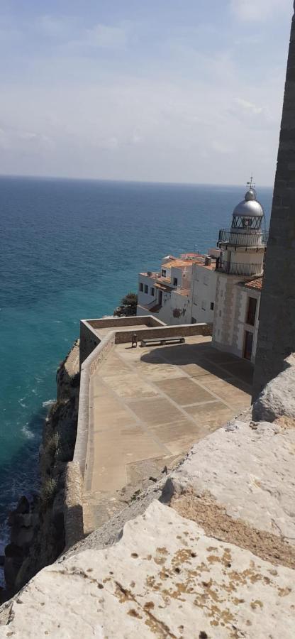 Charmant Appartement Avec Vue Sur Le Chateau De เพนิสโคลา ภายนอก รูปภาพ
