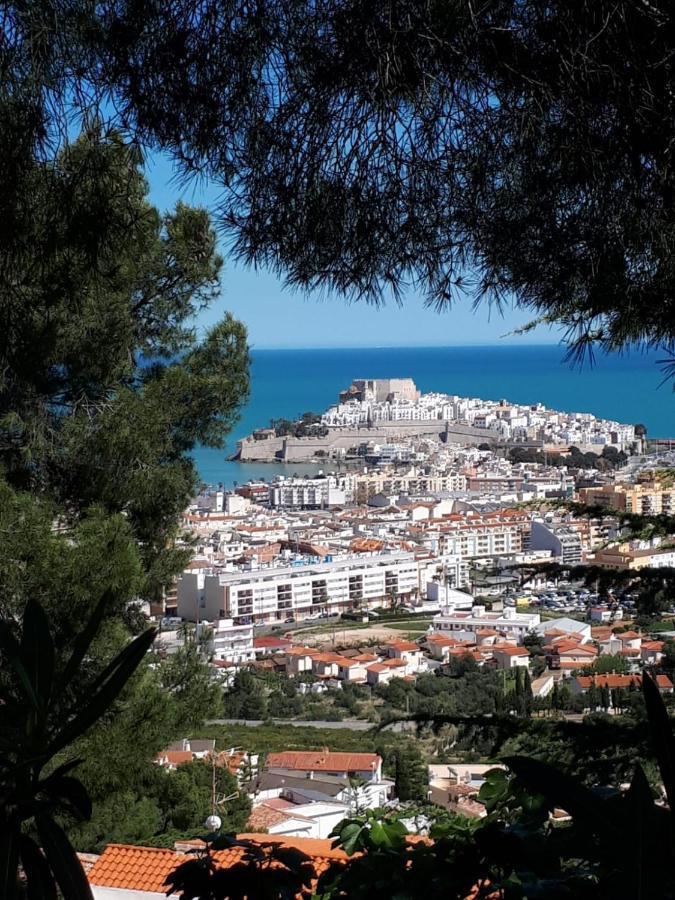 Charmant Appartement Avec Vue Sur Le Chateau De เพนิสโคลา ภายนอก รูปภาพ